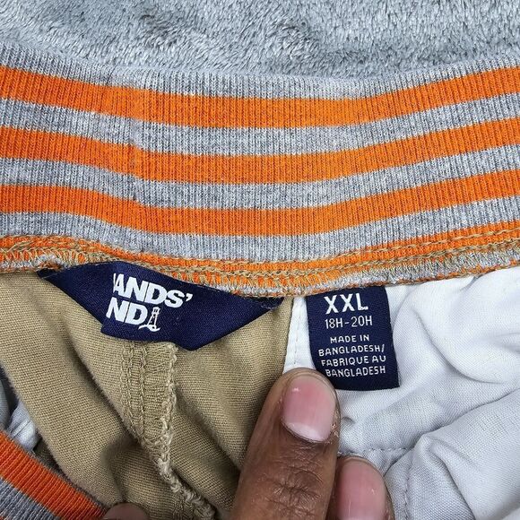 Lands End Women's Tan Brown Sweatpants Drawstring Stretch Size 2XL - Picture 8 of 14